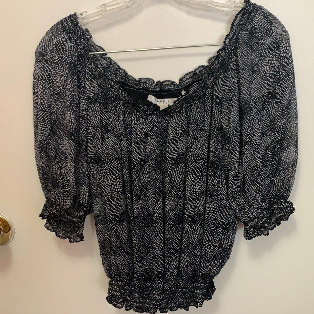 Max Studio Petite black and white Blouse